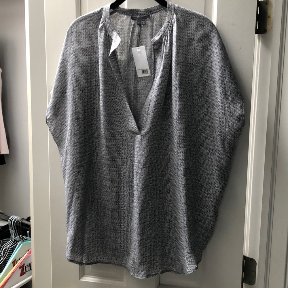 Vince NWT 100% silk blouse. Size L.